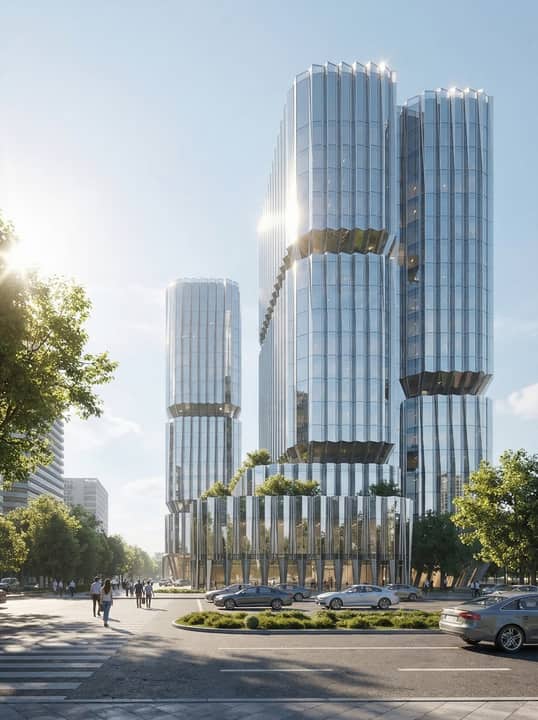 高级商业建筑渲染